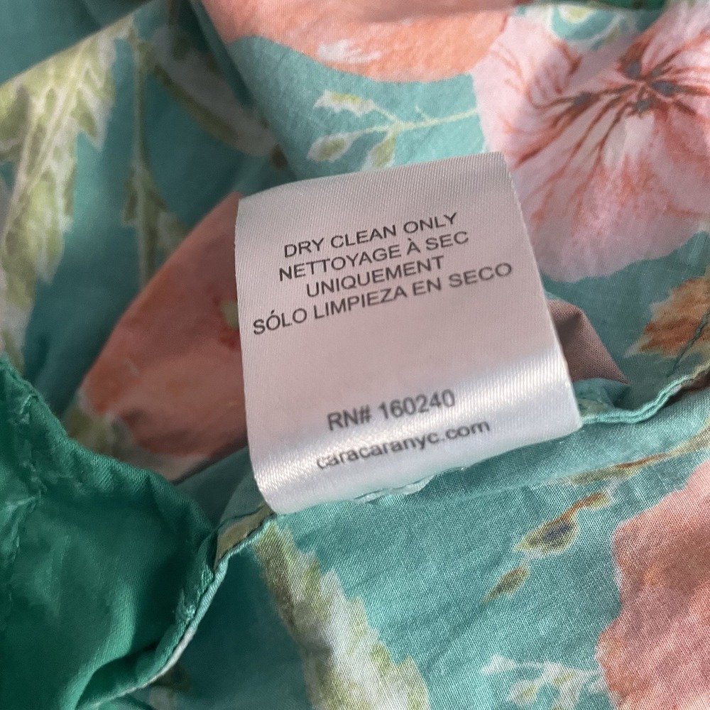 CARA CARA Liesel Floral Botanical Off Shoulder Mini Dress Pockets Resort Vacay - Picture 9 of 9